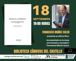 El poeta Francisco Muñoz Soler presenta Bilingüal Anthology en la Biblioteca Cánovas, de Málaga